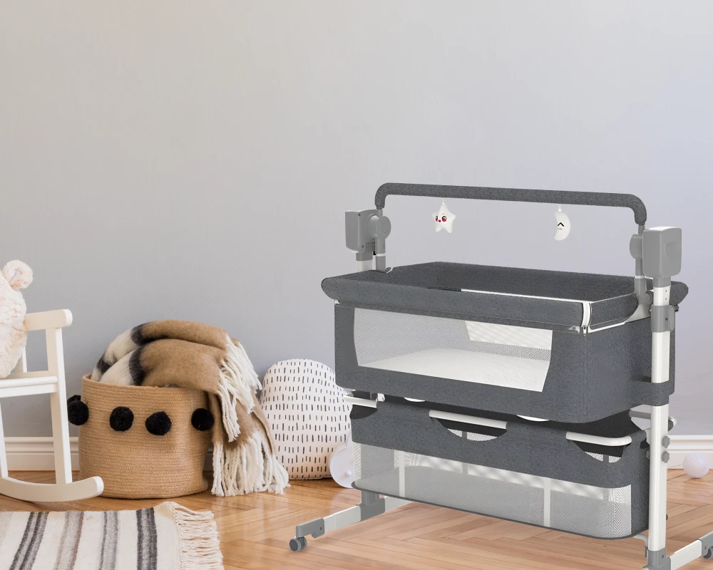 deluxe cradle and swing